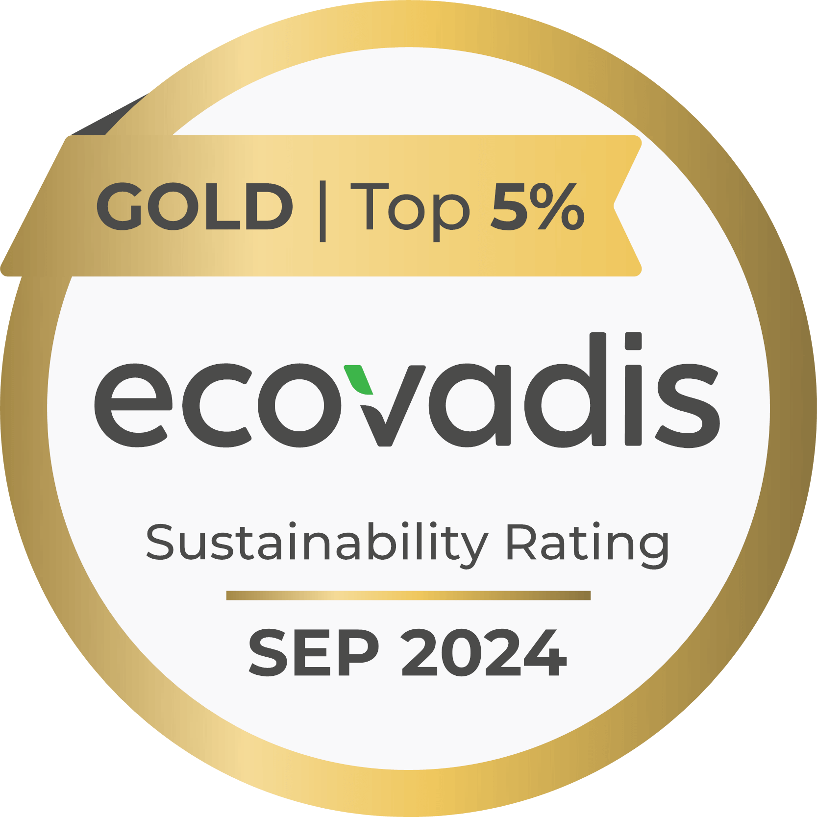 Logo Ecovadis Gold