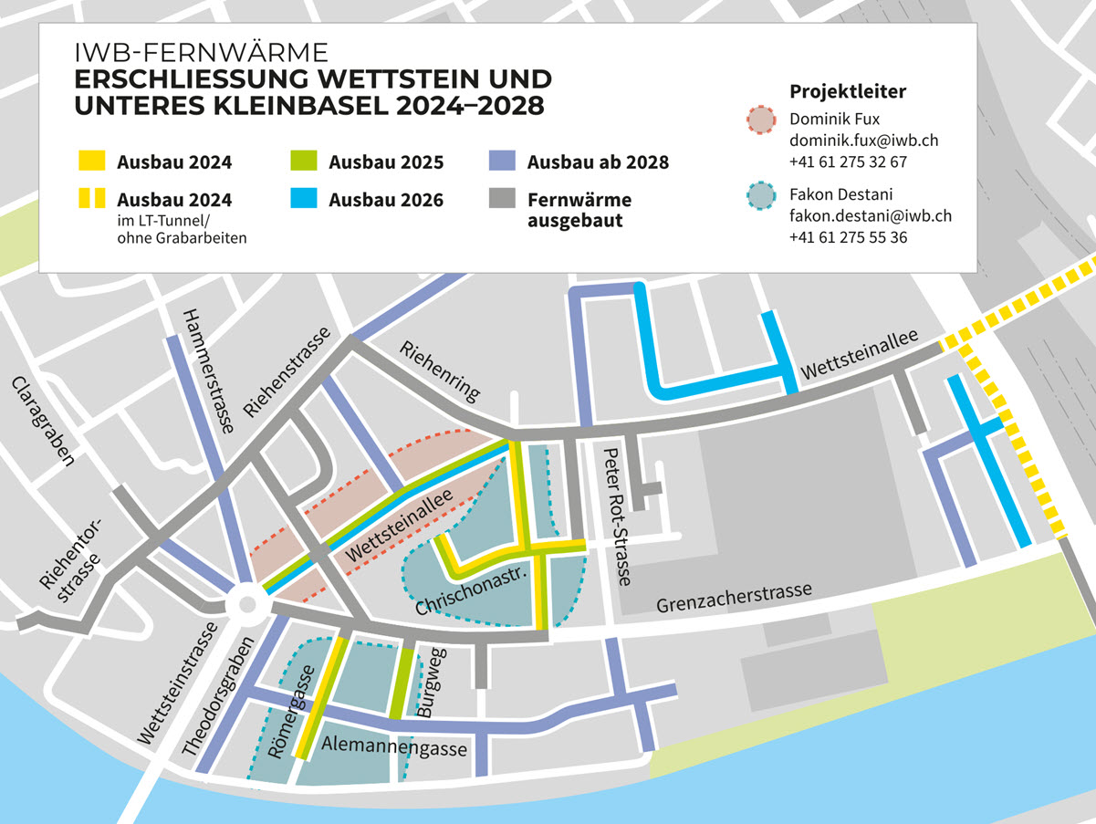 Fernwärmeausbau Wettstein